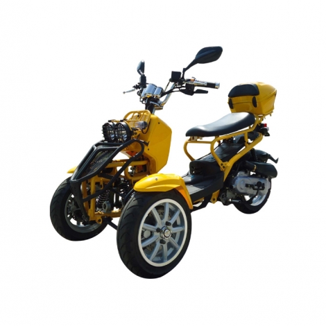 Trehjuliga 50cc Gas Trike motorcykel