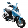 EPA vuxen Street Scooter Moped 50cc grossist blå 